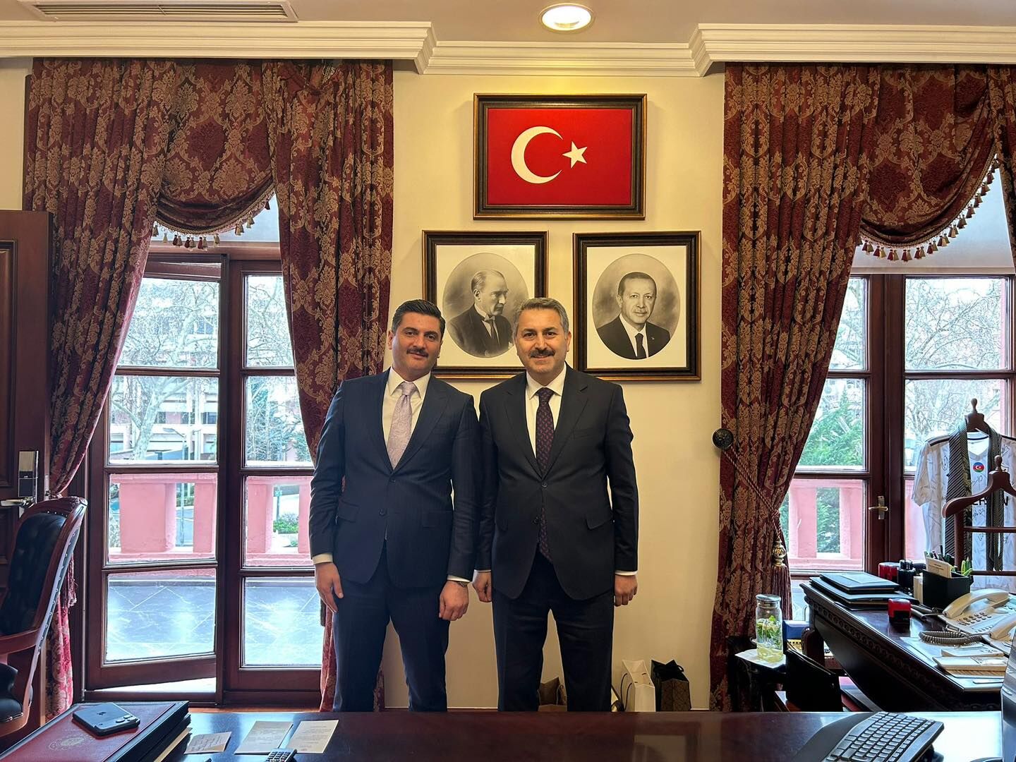 Eroğlu, Adalet Bakanlığı Yetkililerini Ziyaret Etti, Genel Merkez'de Heyetleri Ağırladı (3)