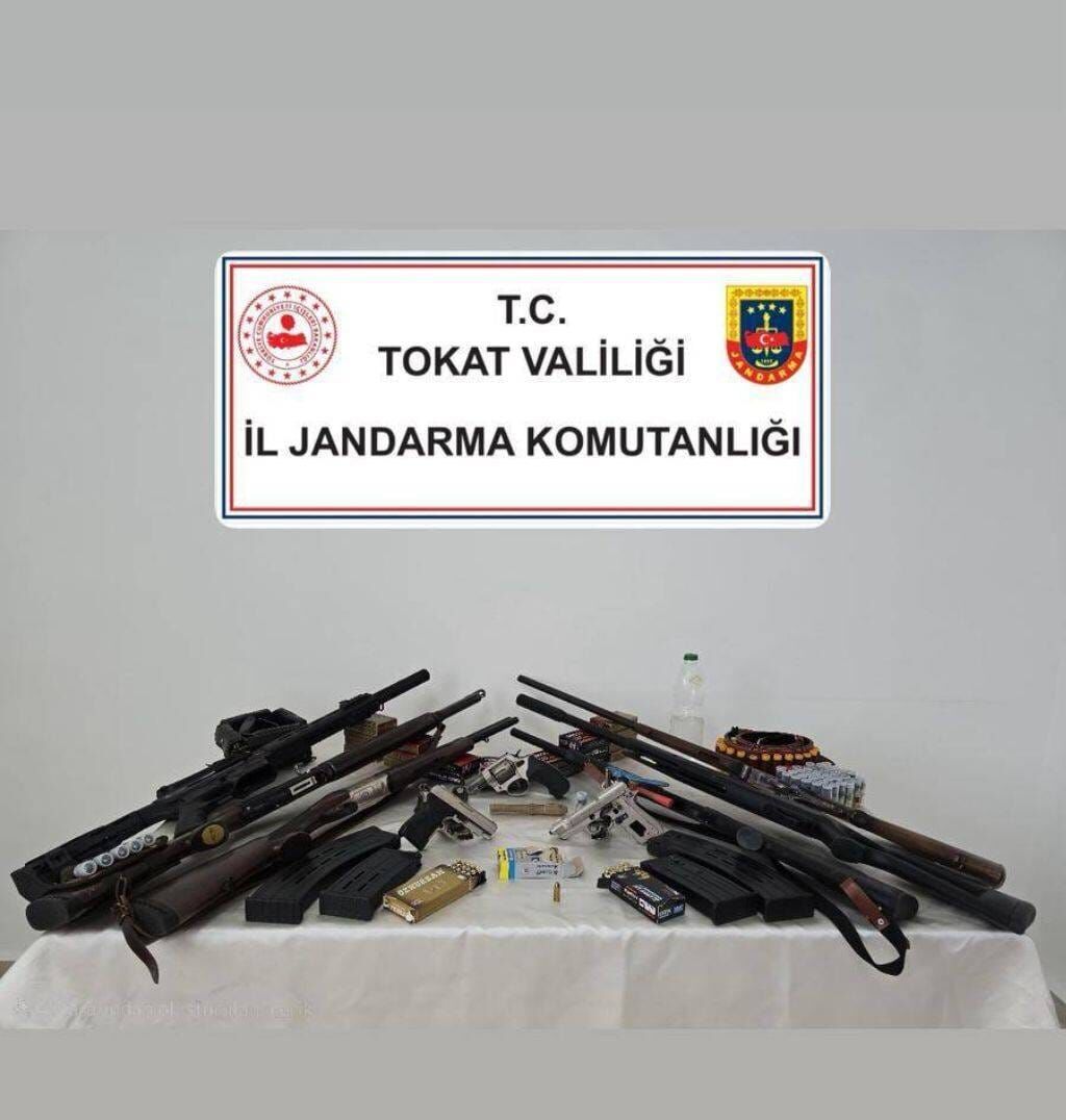 Tokat'ta Silah Kaçakçılarına Büyük Darbe