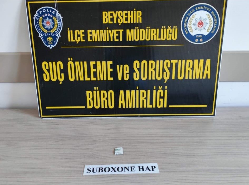 Beyşehir'de polis ekiplerinden uyuşturucu ve kaçakçılık operasyonu