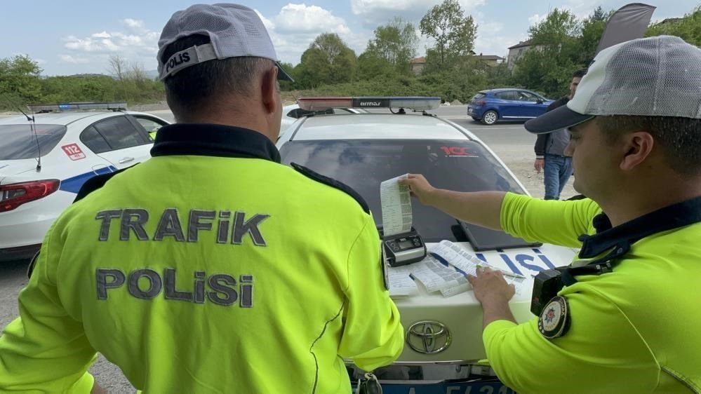 Düzce'de 161 araç trafikten men edildi