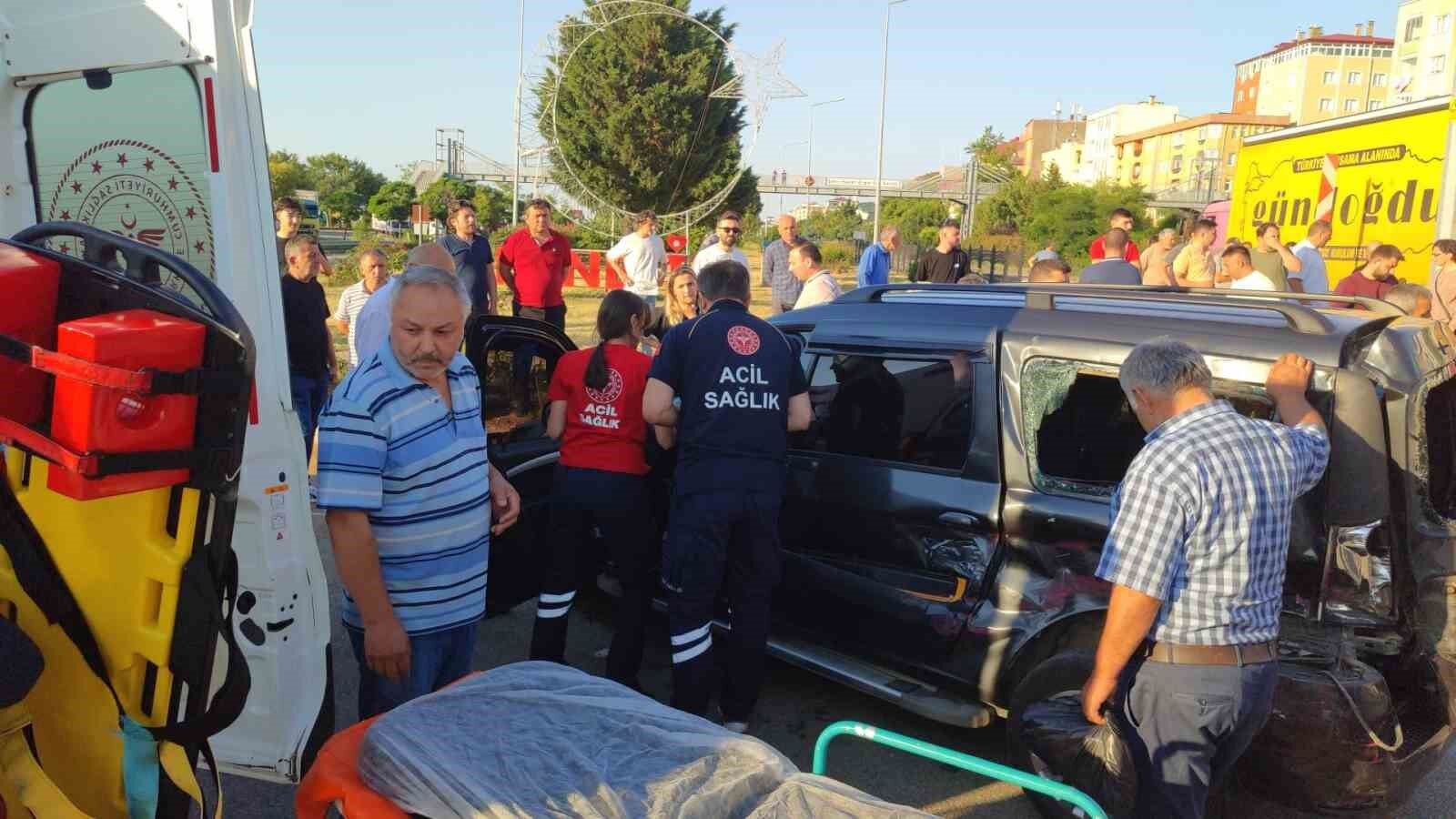 Giresun'da trafik kazası: 1 yaralı