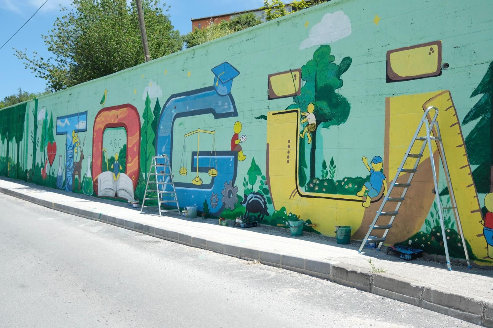 Kampüste Sanat Rüzgarı! Duvarlar Togü’nün Başarılarıyla Renklendi (1)
