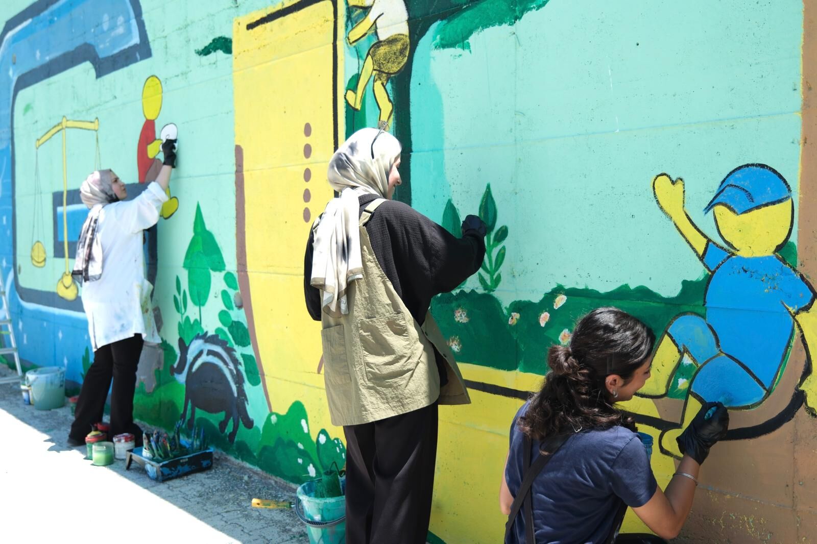 Kampüste Sanat Rüzgarı! Duvarlar Togü’nün Başarılarıyla Renklendi (3)