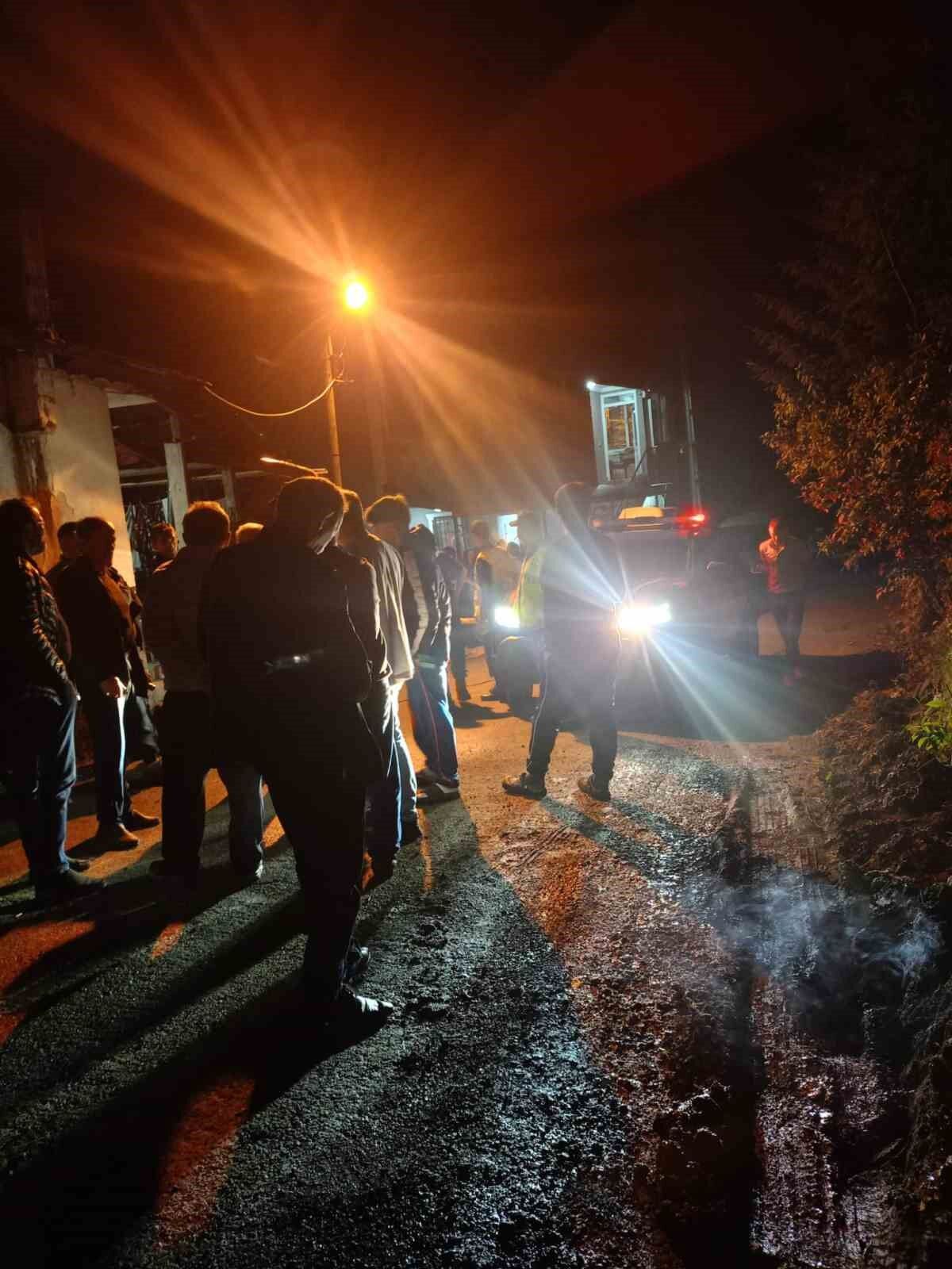 Giresun'da patlama sesi paniğe neden oldu