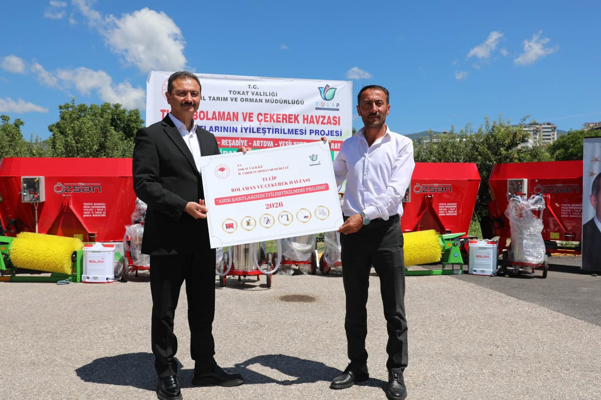 Tokat'ta Tulip Projesi̇ İle Çi̇ftçi̇lere 32,5 Mi̇lyon Tl'li̇k Maki̇ne Eki̇pman Desteği̇ (3)