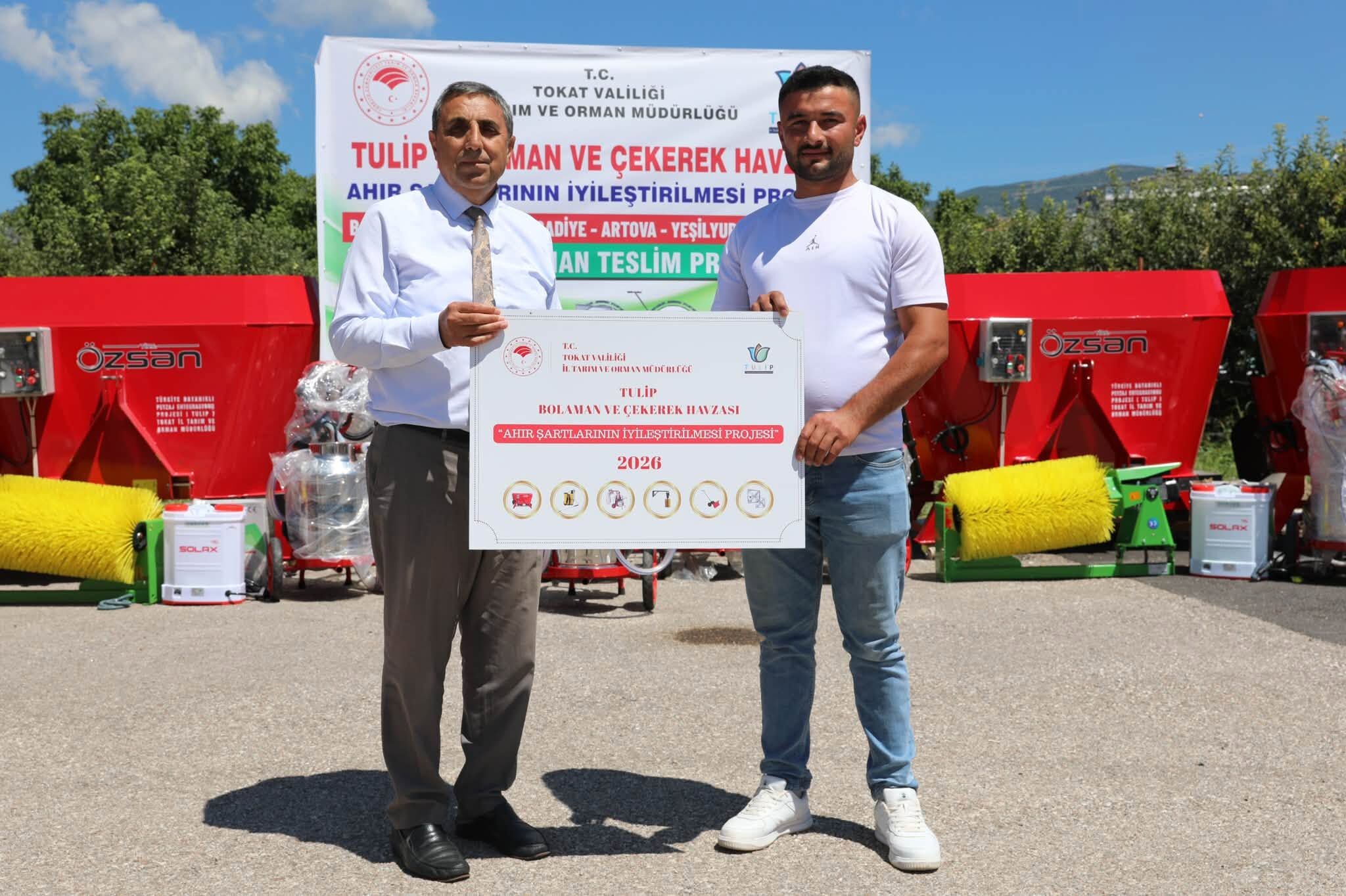 Tokat'ta Tulip Projesi̇ İle Çi̇ftçi̇lere 32,5 Mi̇lyon Tl'li̇k Maki̇ne Eki̇pman Desteği̇ (4)