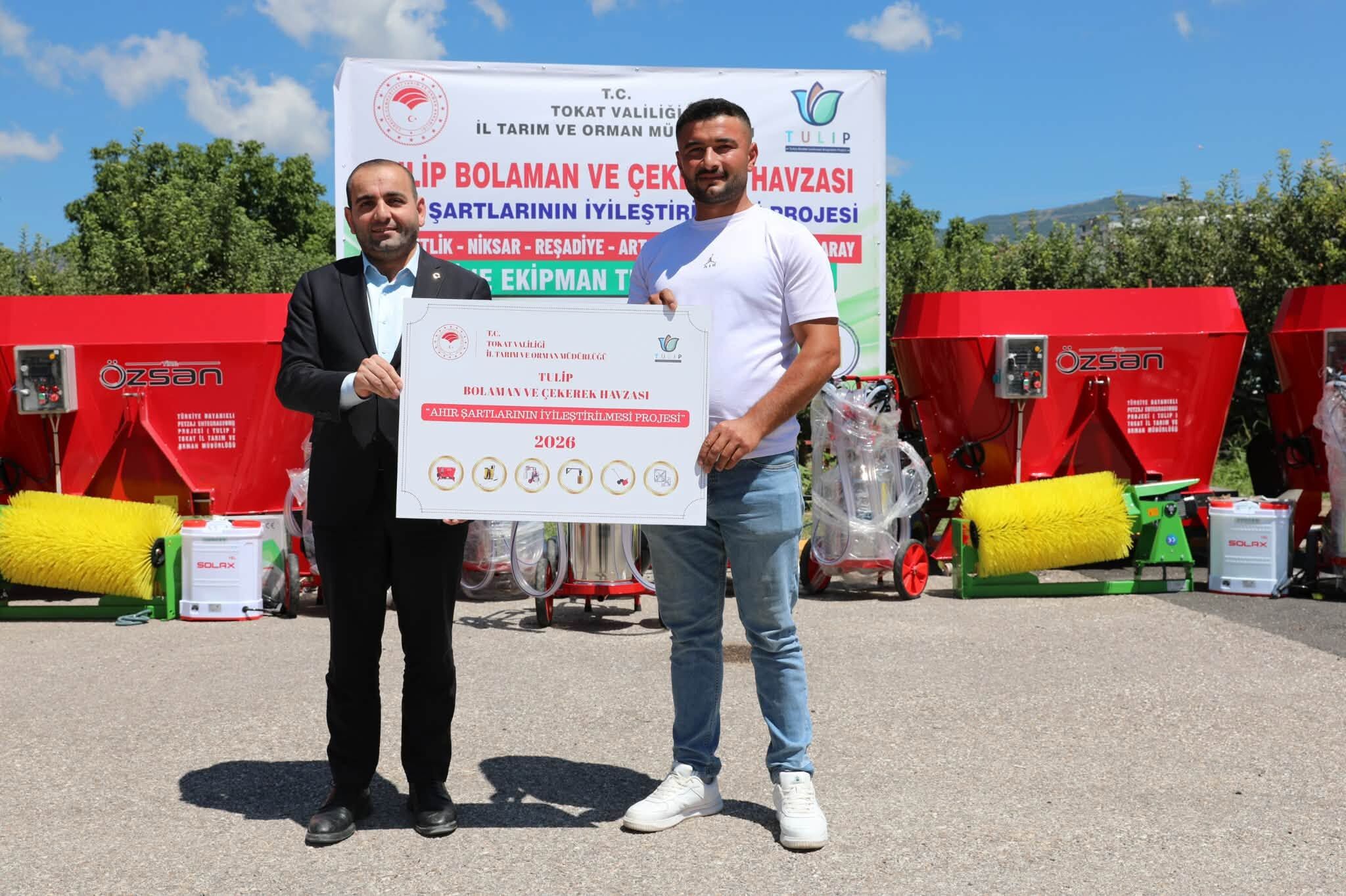 Tokat'ta Tulip Projesi̇ İle Çi̇ftçi̇lere 32,5 Mi̇lyon Tl'li̇k Maki̇ne Eki̇pman Desteği̇ (6)