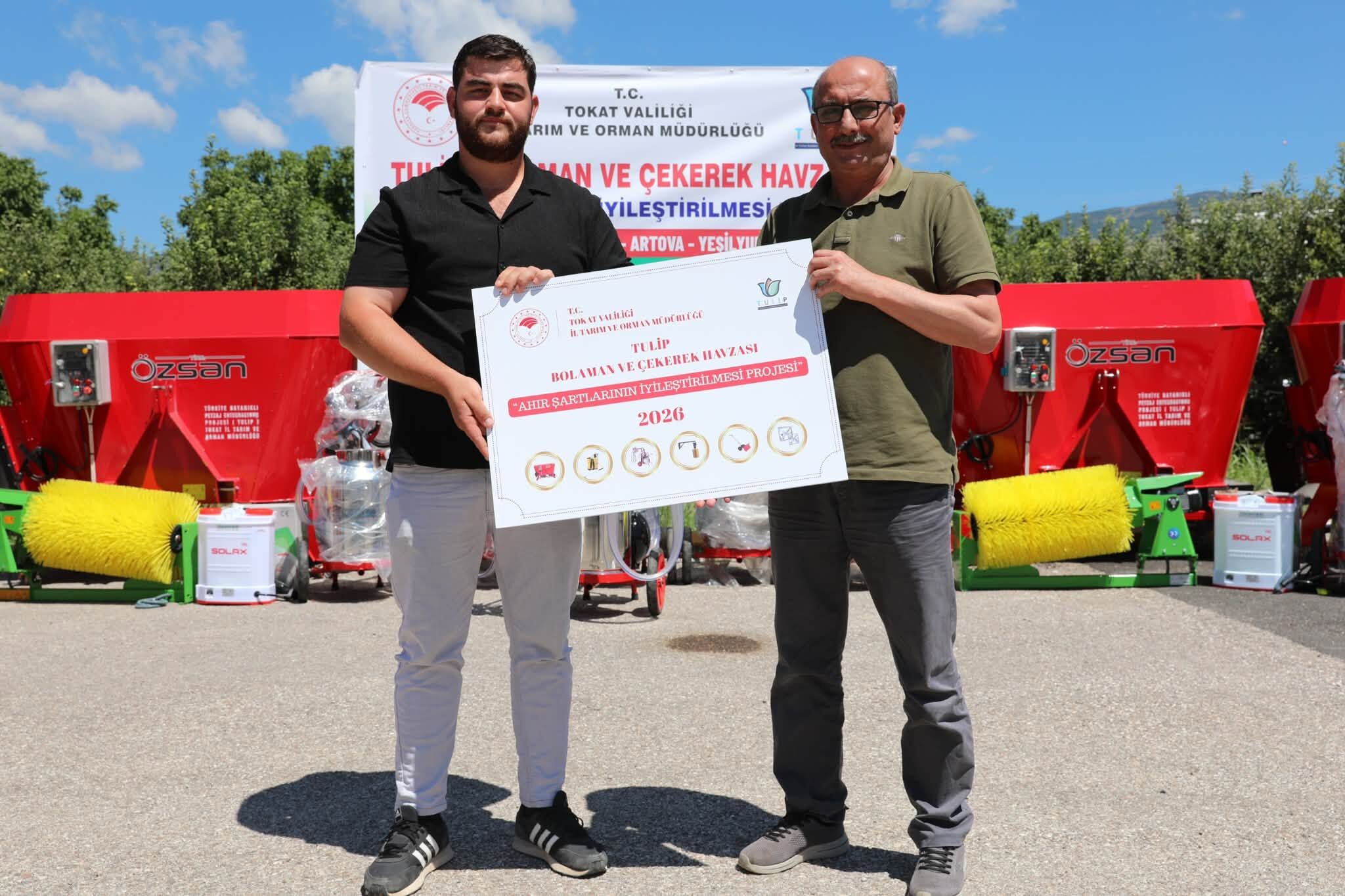 Tokat'ta Tulip Projesi̇ İle Çi̇ftçi̇lere 32,5 Mi̇lyon Tl'li̇k Maki̇ne Eki̇pman Desteği̇ (8)