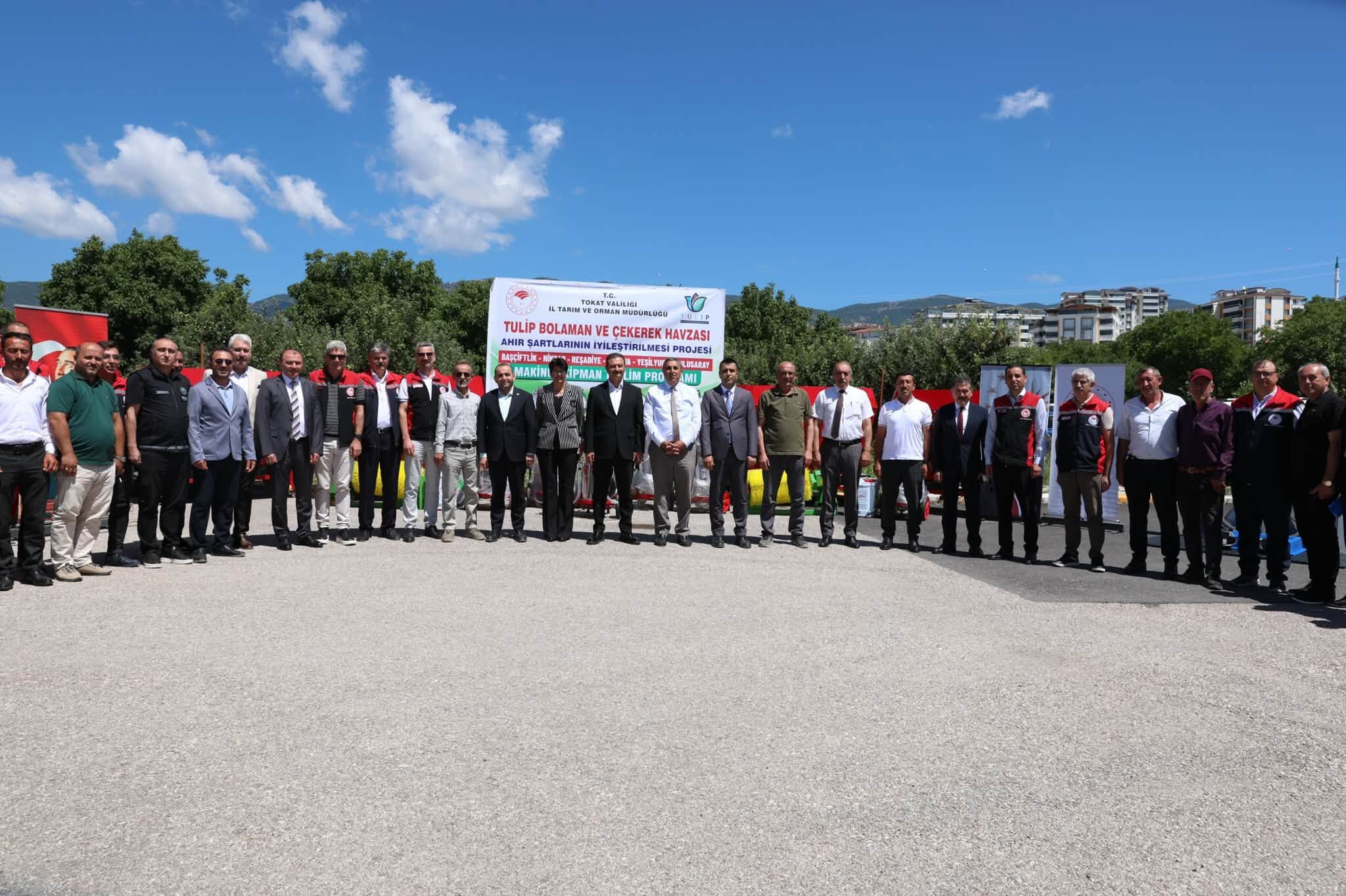 Tokat'ta Tulip Projesi̇ İle Çi̇ftçi̇lere 32,5 Mi̇lyon Tl'li̇k Maki̇ne Eki̇pman Desteği̇ (9)