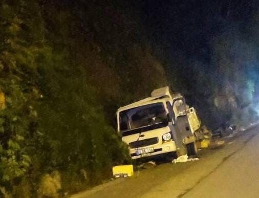 Giresun'da kamyonet kazası: 1 ölü, 2 yaralı