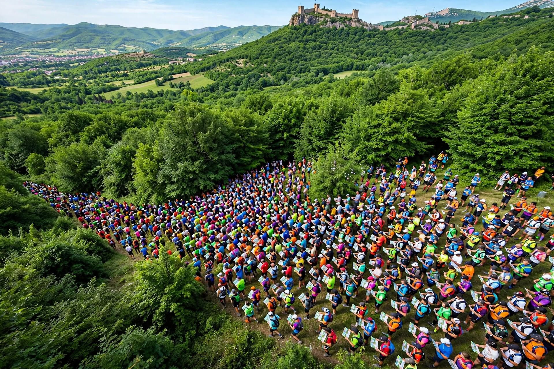 Orienteering Race Start
