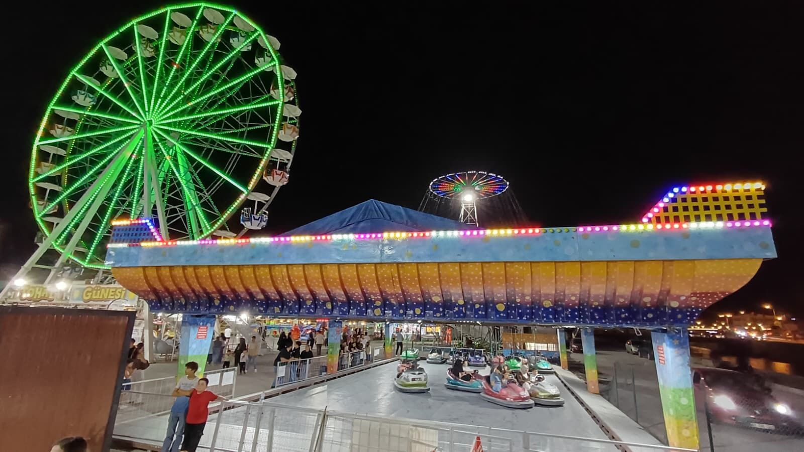 Tokat'ta Yaz Akşamlarının Vazgeçilmez Adresi Lunapark Oldu (4)