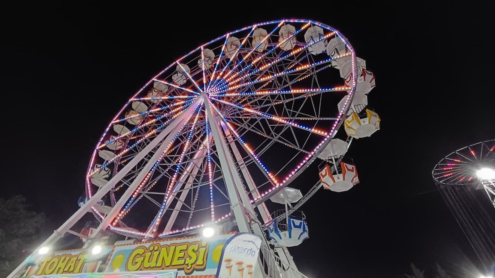 Tokat'ta Yaz Akşamlarının Vazgeçilmez Adresi Lunapark Oldu (5)