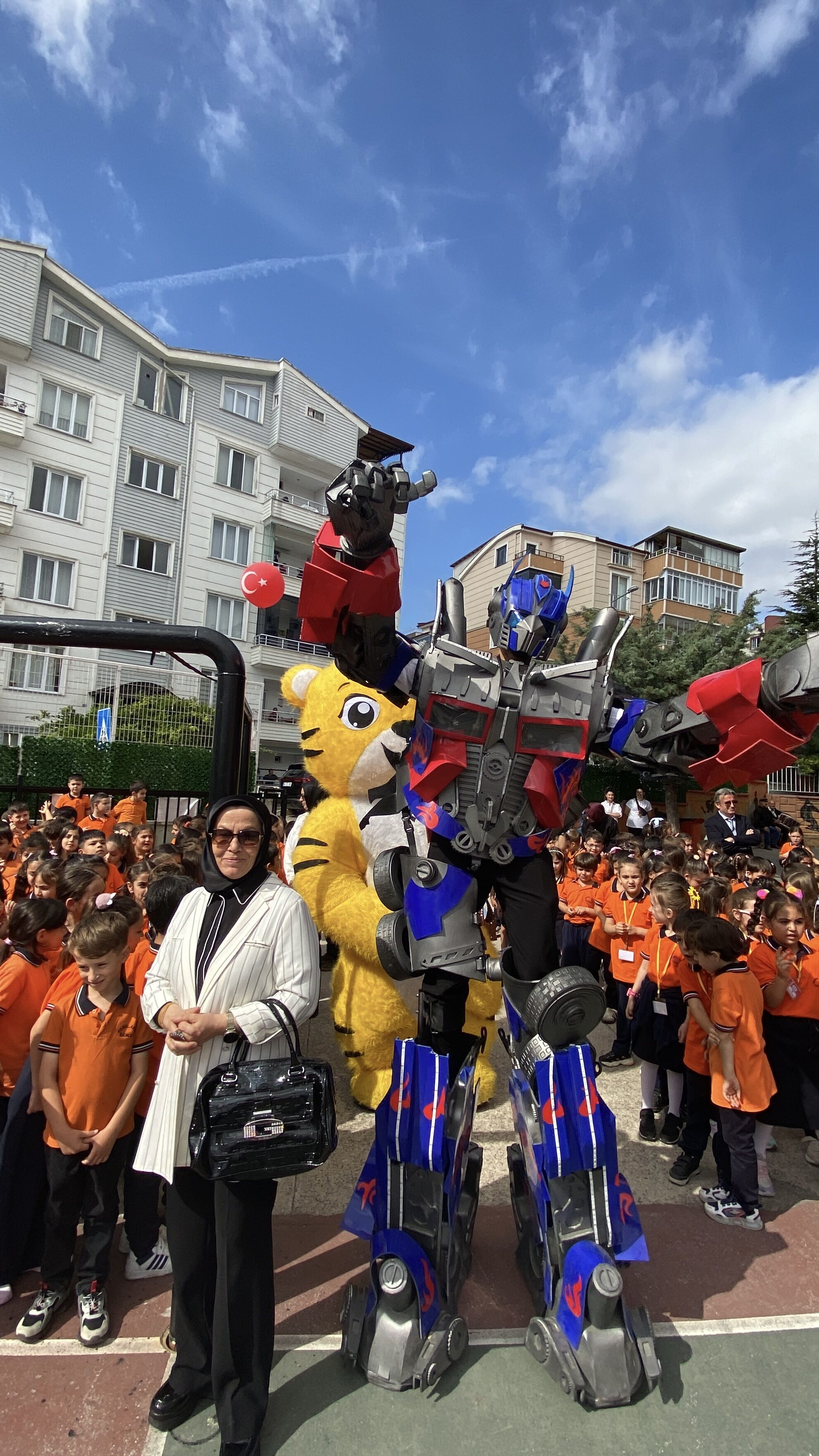 Tokat'ta İlköğretim Haftası'na Optimus Prime Robot Renk Kattı (30)