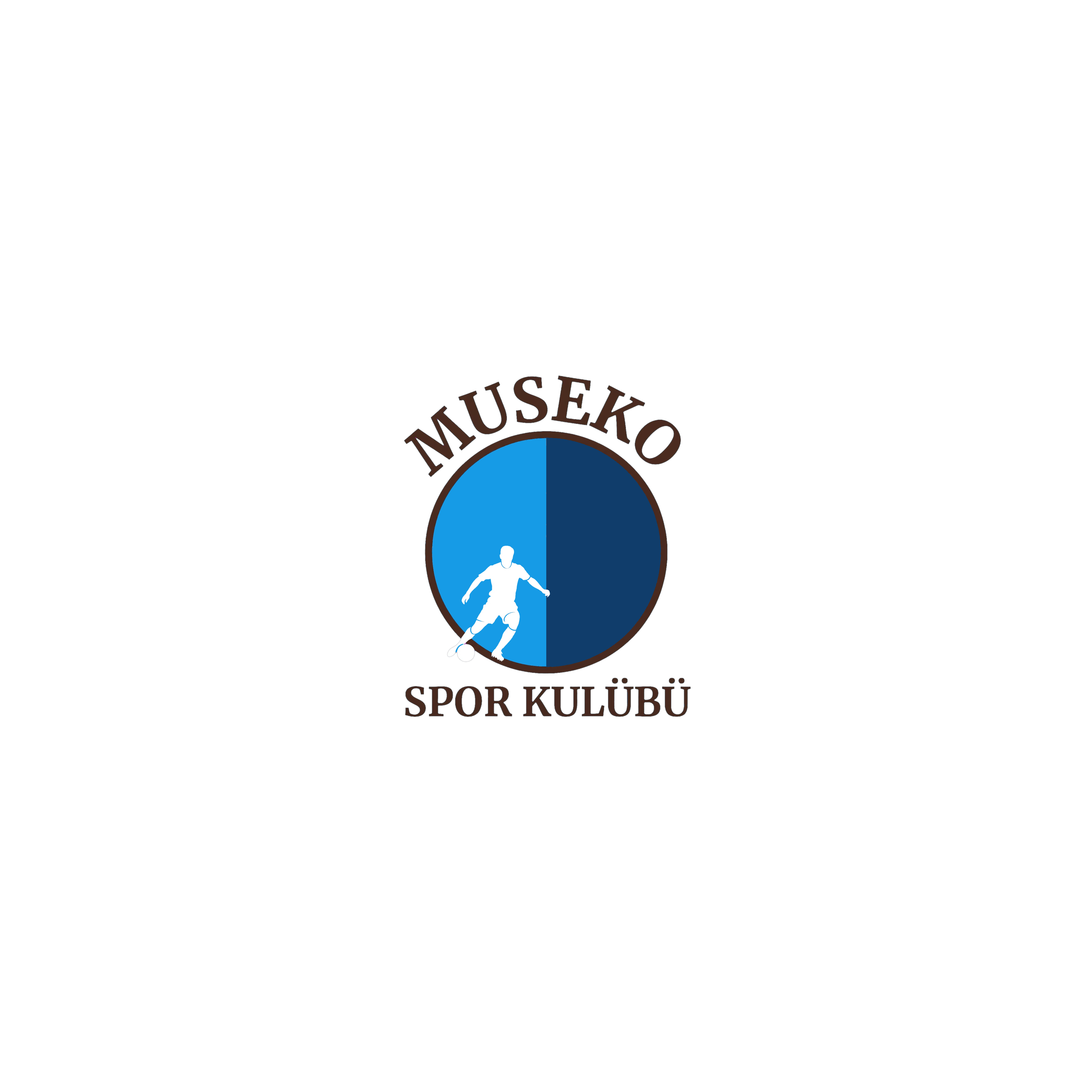 Museko Vivid Blue White